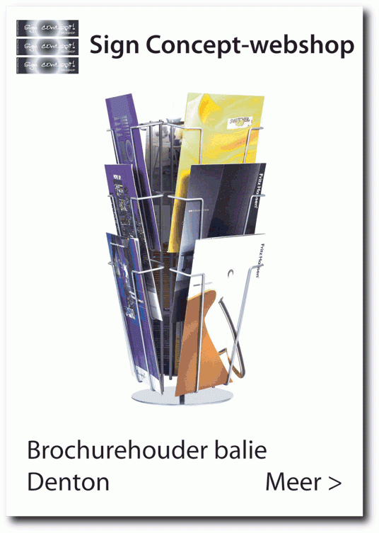 brochuremolen - brochure-folderhouders - folderdisplay - foldermolen