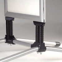 Stoepbord Wind Line budget zilver A1