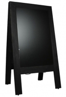 Krijtstoepbord zwart  gekleurd Mikonos